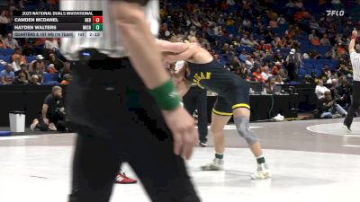 197 lbs Quarters & 1st Wb (16 Team) - Hayden Walters, Michigan vs Camden McDanel, Nebraska