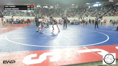 128 lbs Consi Of 32 #1 - Tony Torres, Locust Grove High School vs Gunner Preston, Enid Junior High