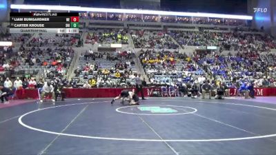 138 lbs Quarterfinal - Liam Bumgardner, Western vs Carter Krouse, Fort Wayne Snider