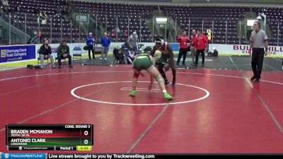 145 lbs Cons. Round 3 - Braden McMahon, Vestal Sr HS vs Antonio Clark, Longwood