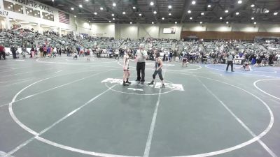 98 lbs Quarterfinal - West Thompson, Yerington Lions WC vs Wyatt Mendez, Ram WC