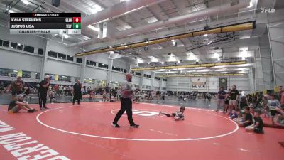 66 lbs Quarterfinal - Kala Stephens, Glen Riddle vs Justus Lisa, Telford