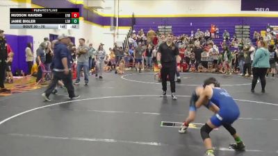 70 lbs Quarterfinal - Hudson Havens, Eastside Youth Wrestling vs Jamie Bigler, Legacy Elite Wrestling