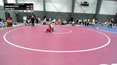 Junior FS - 150 lbs Champ. Round 1 - Aiden Nicholson, Washington vs James Kelly, Big Cat Wrestling Club