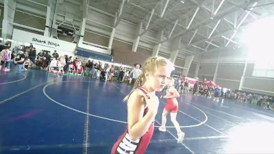 77 lbs Quarterfinal - Mia Mackintosh, Aviator Wrestling Academy vs Annamarie Best, Delta Wrestling Club