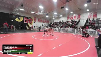 170 lbs Quarterfinal - Alyssa Guzman, Orange Vista vs Felizai Solomua, Corona Senior