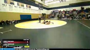 132 lbs 3rd Place Match - Luke Zwiesler, Mt. Spokane vs Jose Toscano, Granger