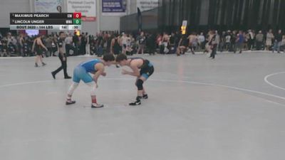 144 lbs Cons. Semis - Maximus Pearch, Izzy Style Wrestling vs Lincoln Unger, MWC Wrestling Academy