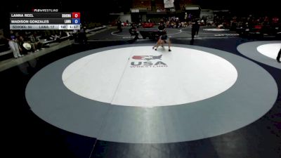 140 lbs Lanna Reel, SDIKWA - San Diego-Imperial Kids Wrestling Association vs Madison Gonzales, LAWA - Los Angles Wrestling Association