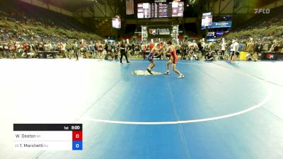 120 lbs Rnd Of 64 - Waylon Deaton, WI vs Tommy Marchetti, NJ