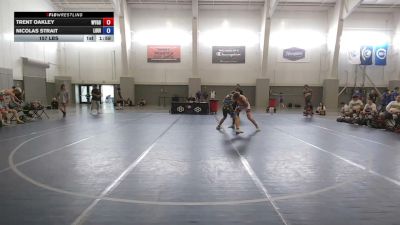 165 lbs Trent Oakley, Wyoming Gold vs Nicolas Strait, Louisiana