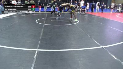 189 lbs Quarterfinal - Jaden Asaah-Timothy, Laurel vs Jayden Hamm, South Williamsport