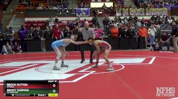 113 lbs Champ. Round 1 - Brock Sutton, Ottawa vs Brody Harman, Clearwater