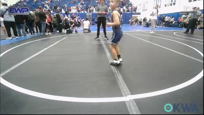 46 lbs Round Of 32 - Conner Hayes, Weatherford Youth Wrestling vs Foster Barnes, Newcastle Youth Wrestling