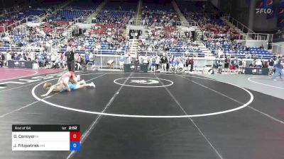 113 lbs Rnd Of 64 - Dallas Canoyer, Iowa vs Jacob Fitzpatrick, Minnesota