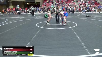 150 lbs Champ. Round 2 - Jerry Sand, Trailhands vs Bronson Lopez, Derby Wrestling Club