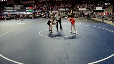 D 2 113 lbs Champ. Round 2 - Edan Nguyen, New Orleans Military & Maritime vs Antonnio Mireles, North DeSoto