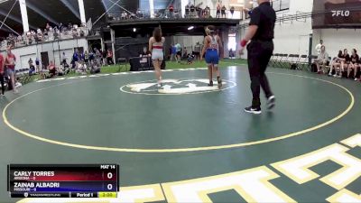 97 lbs Round 3 (6 Team) - Carly Torres, Arizona vs Zainab Albadri, Missouri