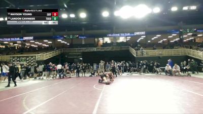 132 lbs Cons. Round 3 - Mayson Young, South Effingham vs Landon Caviness, Tocoi Creek