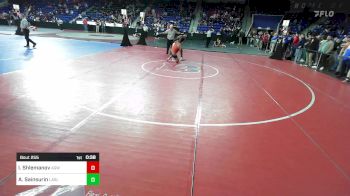 150 lbs Round Of 64 - Ilya Shlemanov, Agawam vs Alijah Sainsurin, LaSalle Academy
