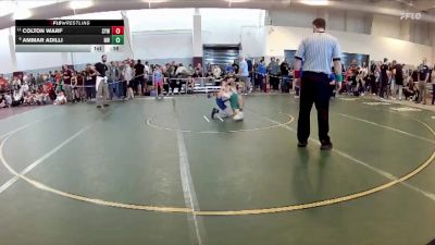 70 lbs Champ. Round 1 - Colton Warf, Smithfield Youth Wrestling vs Ammar Adilli, Nova WC