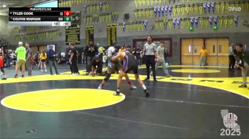 128 lbs Cons. Round 2 - Tyler Cook, Sierra Sabers vs Colton Mangan, Bay Area Dragons