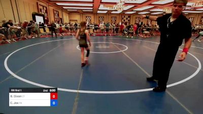 80 lbs Rr Rnd 1 - Brooke Dixon, Ct vs Carly Jox, Pa