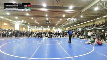 190 lbs Consolation - Gian Richardson, Cranston West vs Zachari Rocchio, Ponaganset