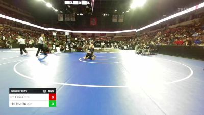 113 lbs Consi Of 8 #2 - Thunder Lewis, Clovis vs Max Murillo, Canyon Springs