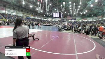 49 lbs Round Of 16 - Braxton Daves, Southwest Hammers vs Tel Brackett, Team Grand Valley Elite