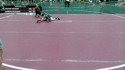 53 lbs Round 3 (4 Team) - Hunter Vaughn, Top Rank vs Ausbon McQueen, Panhandle Pitbulls