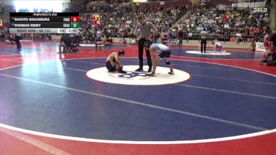 4A 113 lbs Quarterfinal - Takuto Nakamura, Pulaski Academy High School vs Thomas Remy, Subiaco Academy