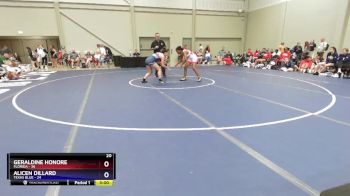 140 lbs Placement Matches (16 Team) - Geraldine Honore, Florida vs Alicen Dillard, Texas Blue