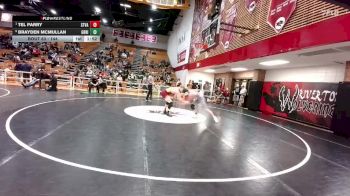 144 lbs Quarterfinal - Tel Parry, Star Valley vs Brayden McMullan, Green River