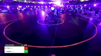 109 lbs Consi Of 16 #2 - Nathan Fish, Lusk Rawhide Wrestling vs Ian Ingalls, Bear Cave