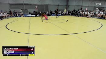 105 lbs Semis & 3rd Wb (16 Team) - Jaleesa Whaley, Georgia Blue vs Nia Avelino, Idaho