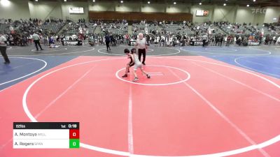 62 lbs Consi Of 16 #2 - Adika Montoya, Wells Jr. WC vs Anson Rogers, Spanish Springs WC