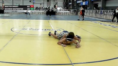 120 lbs Rr Rnd 1 - Brayton Wright, 4M Strength - EL vs Maximus Grafenstine, SEPA BLUE - EL