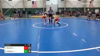 84 lbs Prelims - Daniel Goodwin, Chaparral Wrestling Club vs Quinn Arellano, Sidney Wrestling Club