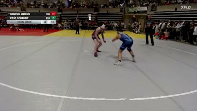 130 lbs Cons. Semi - Colton Libson, Brainerd vs Eric Schmidt, Wabasso