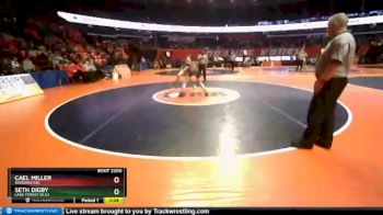 2A 152 lbs Cons. Round 1 - Seth Digby, Lake Forest (H.S.) vs Cael Miller, Washington