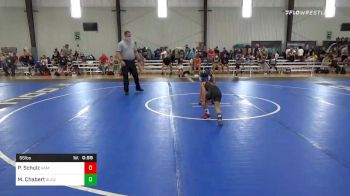 55 lbs Consolation - Parker Schulz, Hammer Time vs Morgan Chabert, Gladiator Academy