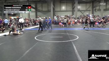 100 lbs Champ. Round 1 - Gunner VanNorman, Linn County vs Walker D Metcalf, The Best Wrestler