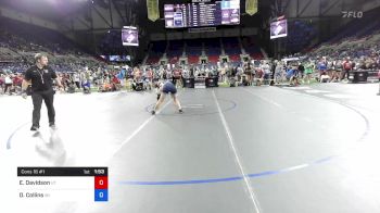 127 lbs Cons 16 #1 - Evie Davidson, Utah vs Dealya Collins, Wisconsin