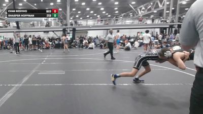 106 lbs Semis & 1st Wrestleback (8 Team) - Shaefer Hoffman, Steller Trained Cad Bane vs Evan Restivo, Mat Assassins Black