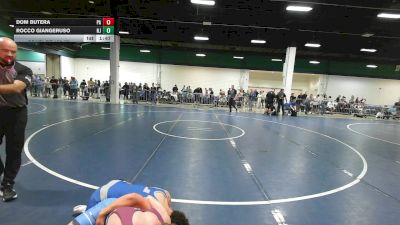 132 lbs Consi Of 128 #2 - Dom Butera, PA vs Rocco Giangeruso, NJ