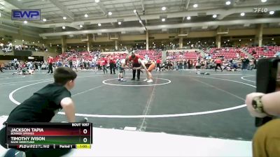 150 lbs Semifinal - Jackson Tapia, Bonner Springs vs Timothy Ivison, Rams Wrestling