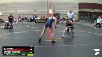 107 lbs Round 4 (6 Team) - Grayson Debevoise, Donahue WA vs Eli Edfors, Team Illinois