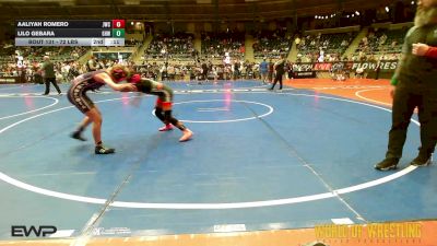 95 lbs Consolation - Ariana Tovar, Victory Wrestling - Central WA vs Tianna Skibicki, Roseau