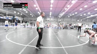120 lbs Semifinal - Alex Rozas, Team Shutt Van Hoven vs Sam Wolford, TNWC Silver Fox